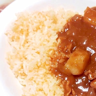 無洗米を炊飯器で！カレーにぴったり人参ライス♪